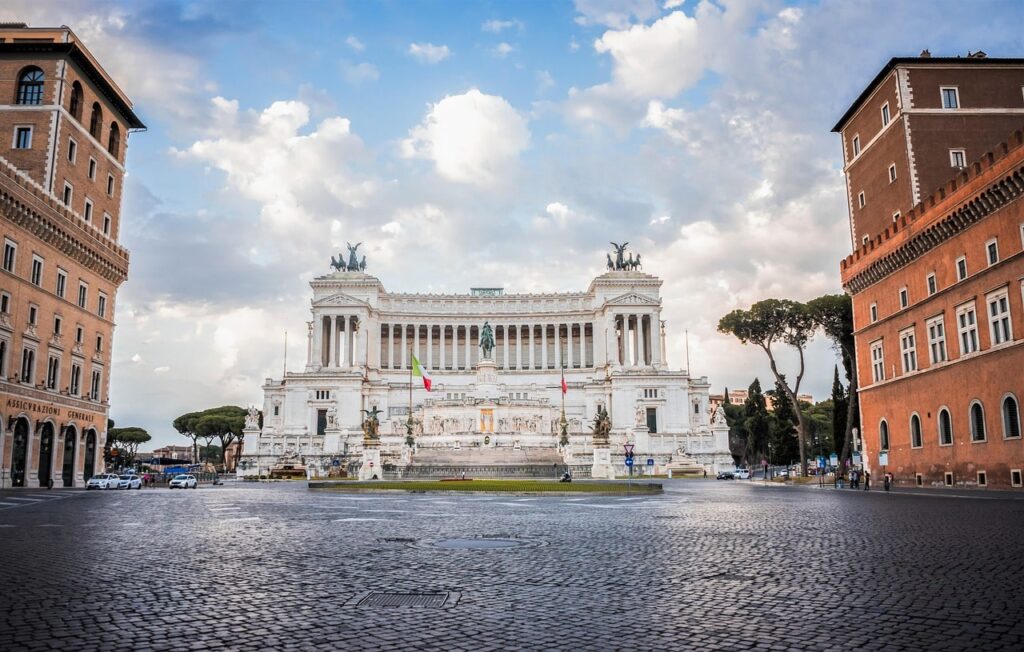 Ancient Ruins Amidst Modern Life