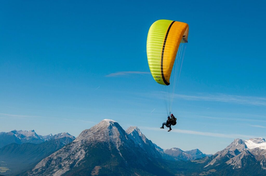 Switzerland — Skydiving over the Alps