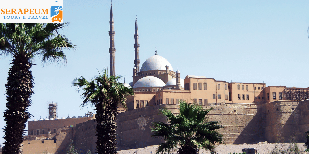 Things to do in Cairo visiting the Citadel of Saladin mosque view
