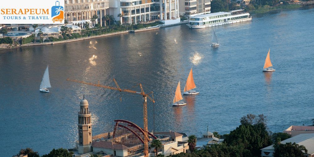 Things to do in Cairo traditional felucca boat ride on Nile River

