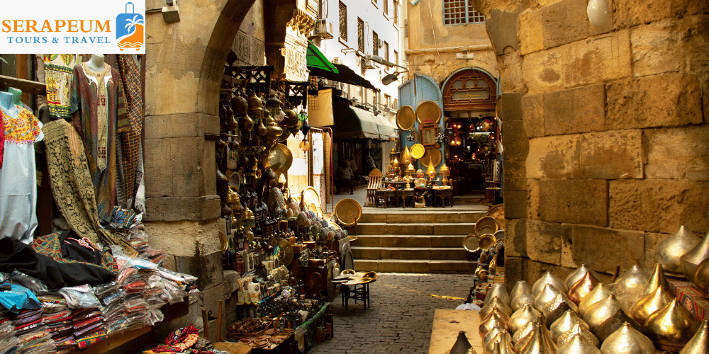 Things to do in Cairo shopping at Khan El Khalili bazaar market
