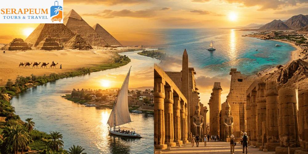 Home 10 days in Egypt itinerary showing Cairo Luxor Aswan and Red Sea highlights