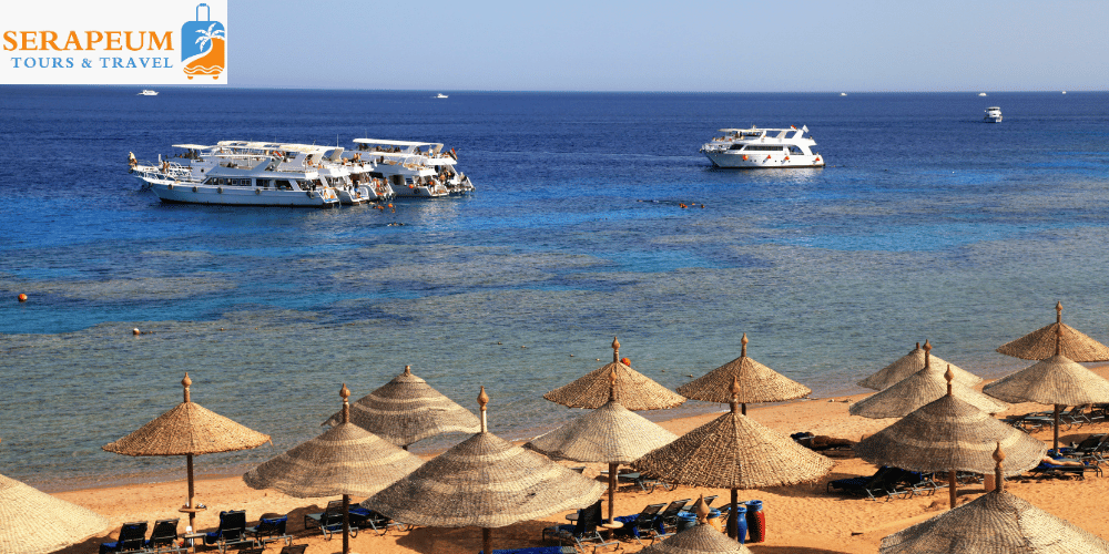 Red Sea beach in Egypt travel itinerary with clear water