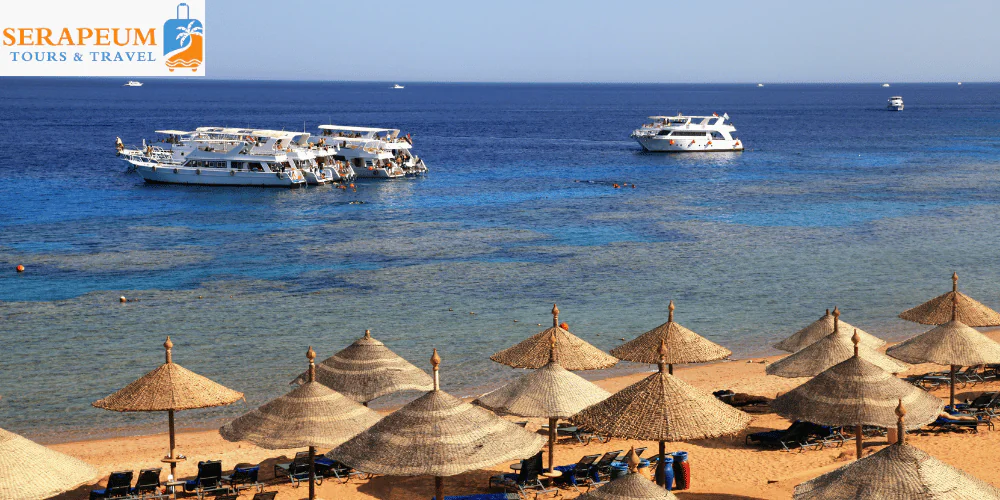 10 Days in Egypt Itinerary: Cairo, Luxor, Aswan & Red Sea Red Sea beach in Egypt travel itinerary with clear water