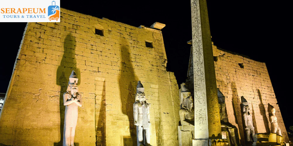 Luxor Travel Guide: Temples, Tombs & Tips for First-Time Visitors Luxor Temple illuminated at night in the city center