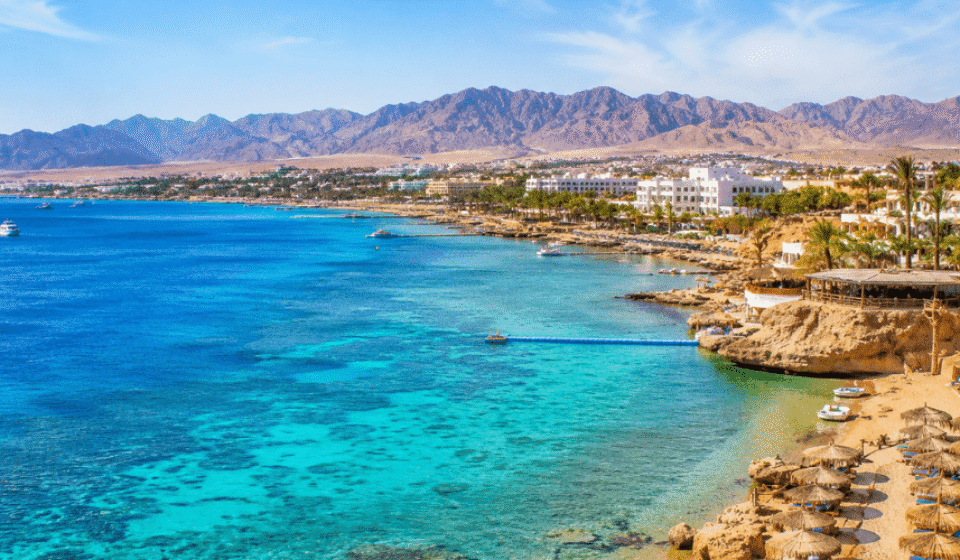 Sharm El Sheikh Red Sea coastline and resorts