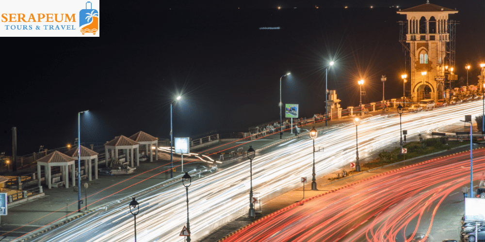 Alexandria Travel Guide: Best Attractions, Beaches & History Alexandria waterfront at night in Egypt