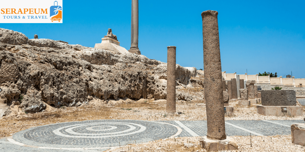 Alexandria Travel Guide: Best Attractions, Beaches & History Pompey's Pillar archaeological site in Alexandria Egypt