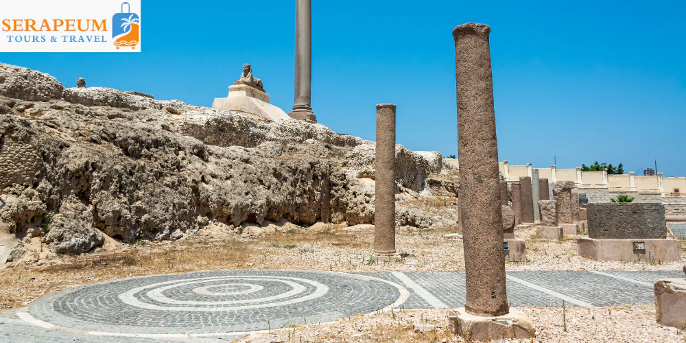 Alexandria Travel Guide: Best Attractions, Beaches & History Pompey's Pillar archaeological site in Alexandria Egypt