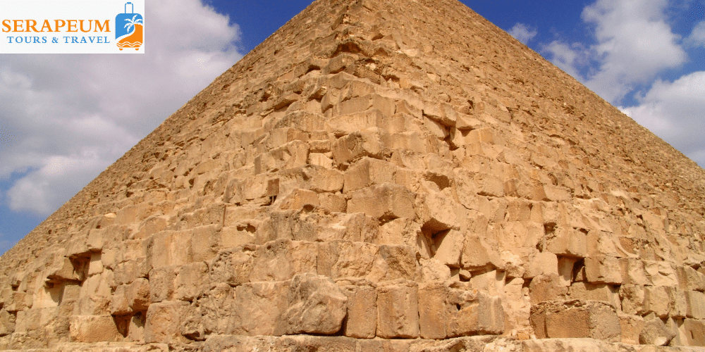 Pyramid of Khafre at the Giza Plateau in Egypt
