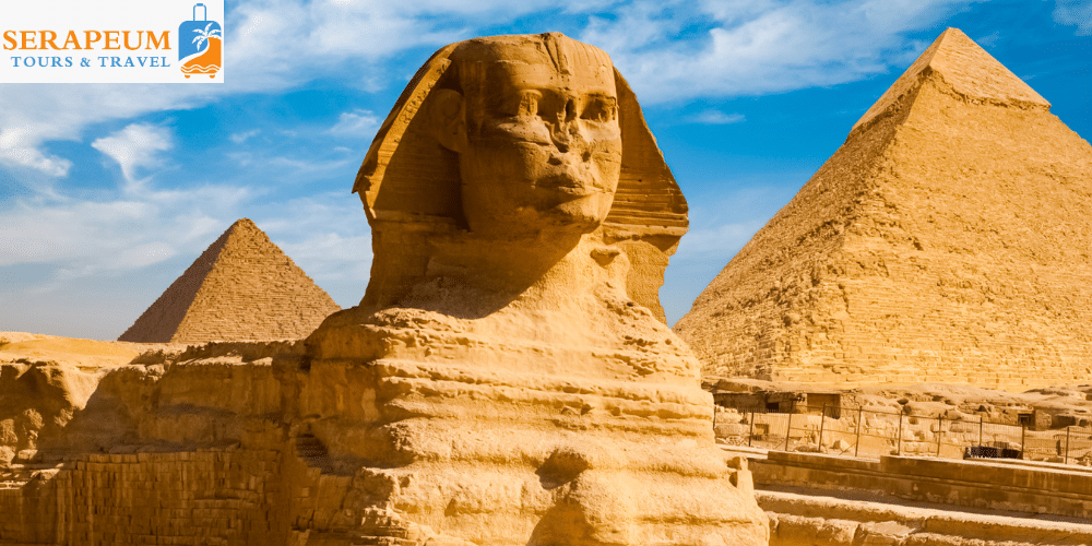 Great Sphinx at the Giza Pyramids in Egypt