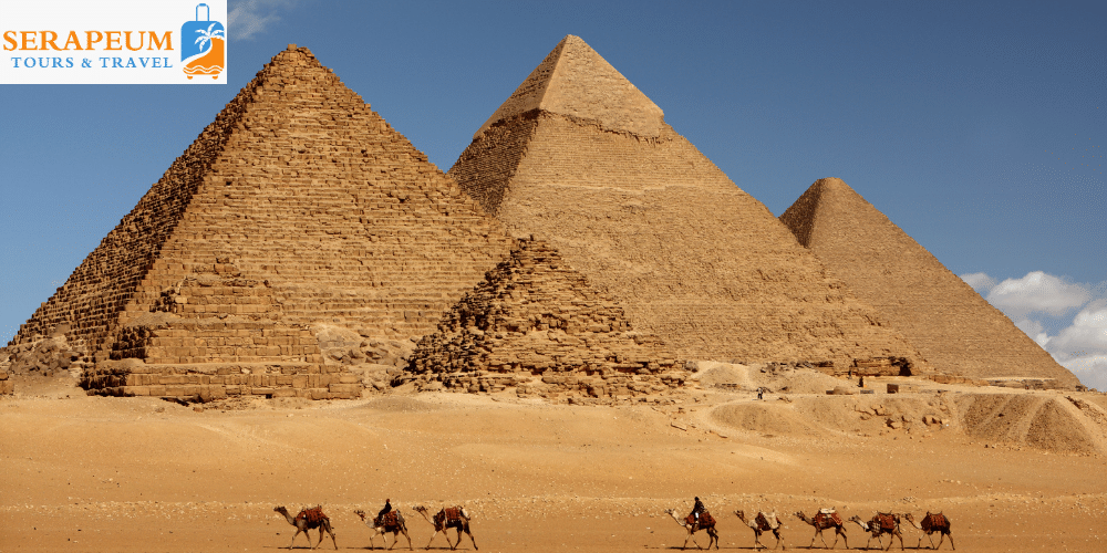 Panoramic viewpoint overlooking the Giza Pyramids